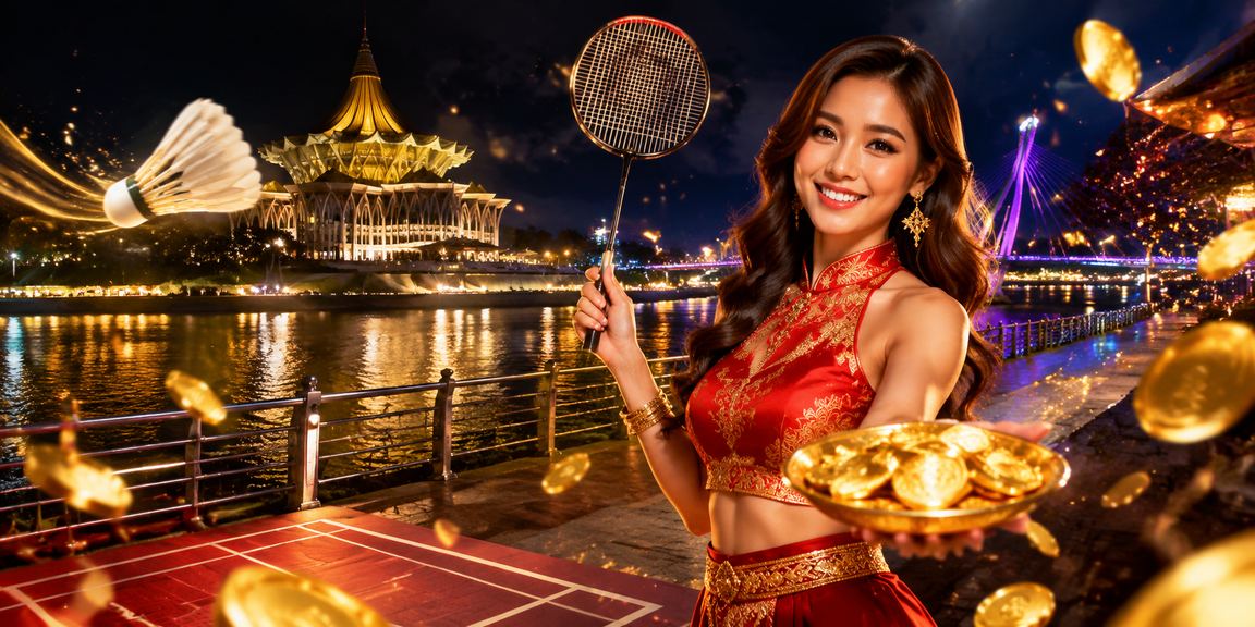 Pertandingan badminton dan acara sukan di Kuching